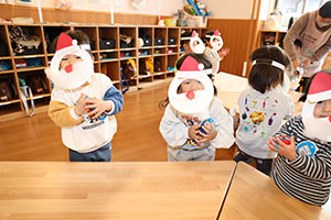 サンタさんに変身🎅　ぺんぎん