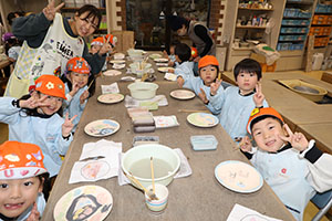 陶芸教室　楽しかったね　年長Ｃ・Ｄ・Ｅ　NO．2