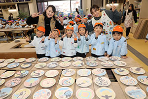 陶芸教室　楽しかったね　年長Ｃ・Ｄ・Ｅ　NO．2