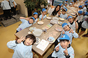 陶芸教室　楽しかったね　年長Ｃ・Ｄ・Ｅ　NO．2