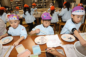 陶芸教室　楽しかったね　年長Ｃ・Ｄ・Ｅ　NO．1