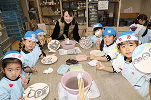 陶芸教室　楽しかったね　年長Ｃ・Ｄ・Ｅ　NO．1