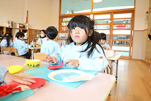 サンタさんの制作　りす