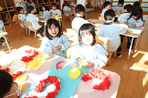 サンタさんの制作　りす