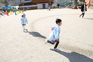 リレーにチャレンジ！　こあら