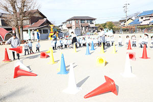 コーンで楽しい運動遊び　ことり・こあら