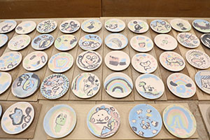 陶芸教室　楽しかったね　年長A・B　NO．2