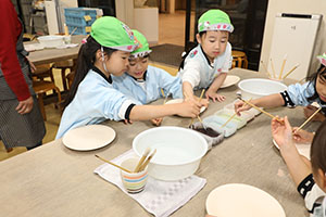 陶芸教室　楽しかったね　年長A・B　NO．1