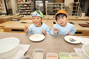 陶芸教室　楽しかったね　年長A・B　NO．1