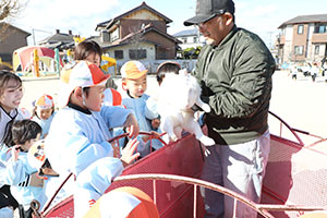 ふれあい動物園　たのしかったね　年少組