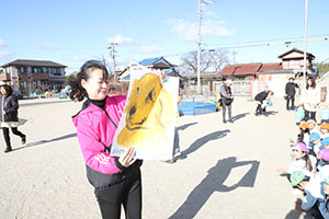 ふれあい動物園　たのしかったね　年長組