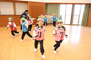 ヴィアティン三重　サッカー教室が開かれました　A・B