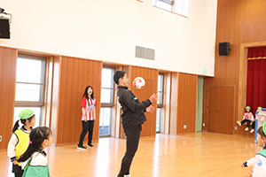 ヴィアティン三重　サッカー教室が開かれました　A・B