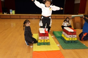 体操教室 　ー跳び箱ー　ぱんだ