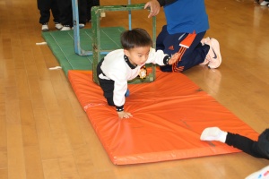 体操教室 　ー跳び箱ー　きりん