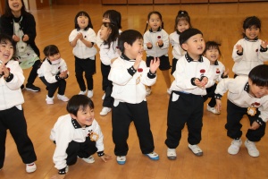 体操教室 　ー跳び箱ー　きりん