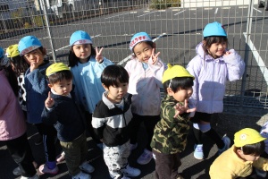 お散歩へでかけました　あひる・さくら