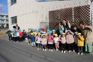 お散歩へでかけました　あひる・さくら