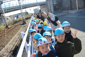 お散歩へでかけました　あひる・さくら