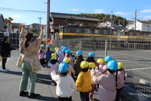 お散歩へでかけました　あひる・さくら