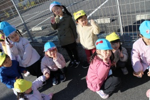 お散歩へでかけました　あひる・さくら