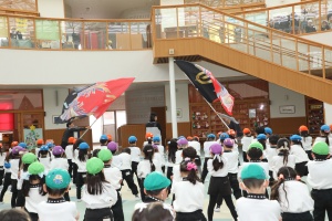 出初式の練習をしました✨年長