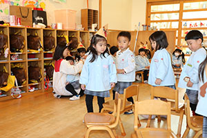 いす取りゲーム　きりん