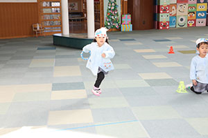 リレー楽しかったね　こあら・ことり・ぱんだ