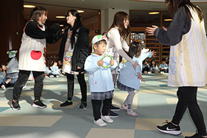 リレー楽しかったね　こあら・ことり・ぱんだ