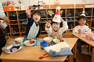 クリスマスランチ🎄🍴　ひよこ・あひる・ぺんぎん