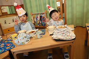 クリスマスランチ🎄🍴　ひよこ・あひる・ぺんぎん