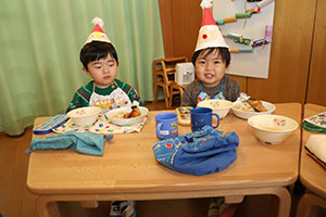 クリスマスランチ🎄🍴　ひよこ・あひる・ぺんぎん