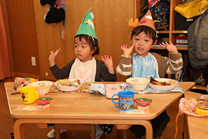 クリスマスランチ🎄🍴　ひよこ・あひる・ぺんぎん