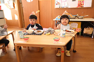 クリスマスランチ🎄🍴　ひよこ・あひる・ぺんぎん