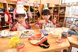 クリスマスランチ🎄🍴　ひよこ・あひる・ぺんぎん