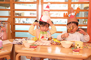 クリスマスランチ🎄🍴　ひよこ・あひる・ぺんぎん