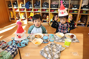 クリスマスランチ🎄🍴　ひよこ・あひる・ぺんぎん