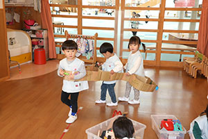 電車ごっこ　ひよこ