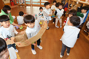 電車ごっこ　ひよこ