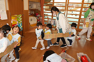 電車ごっこ　ひよこ