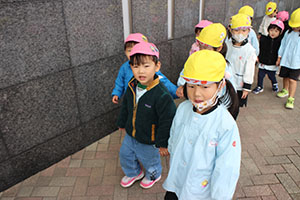 お散歩へでかけました　ひよこ・ひまわり