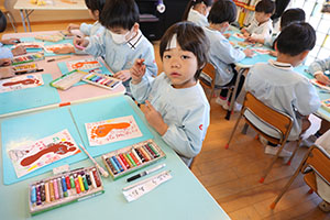 日本の伝統　ー年賀状・足湯ー　E