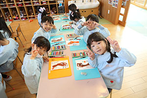 日本の伝統　ー年賀状・足湯ー　E