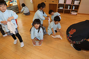 大掃除をしました　すみれ・ばら・たんぽぽ・りす・うさぎ・B・D