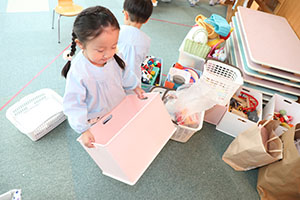 大掃除をしました　すみれ・ばら・たんぽぽ・りす・うさぎ・B・D