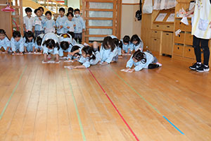 ぞうきんがけレース　こあら