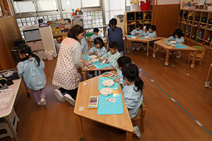 スノードームの制作　あひる