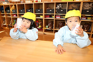 スノードームの制作　あひる