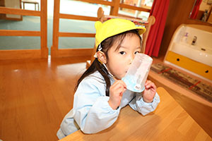 スノードームの制作　あひる