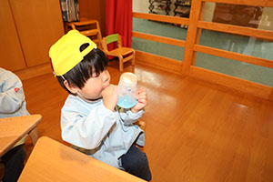 スノードームの制作　あひる